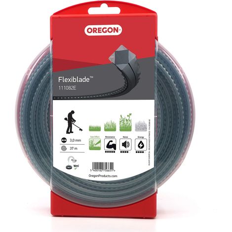 Oregon 111082E Filo Flessibile Seghettato Per Rovi E Sottobosco, Nero, 3 mm x 37 m Di Lunghezza (1/5)