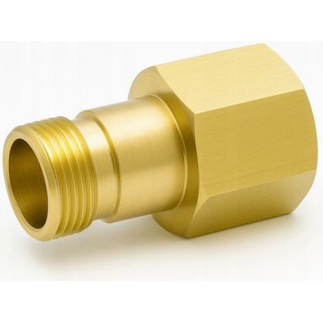 Adaptateur EasyLock GZ - M22x1 5 - Pour Nettoyeur Haute Pression - 300 Bar - Laiton - 1 Pièce