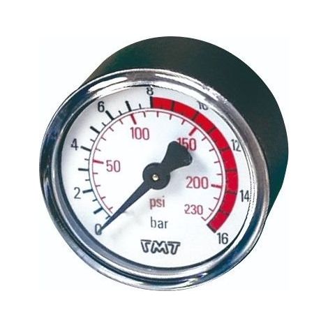 CEVIK CA-760 - pressure jauge. Raccord arrière. Barres diam 63 mm - 1/4 - 20