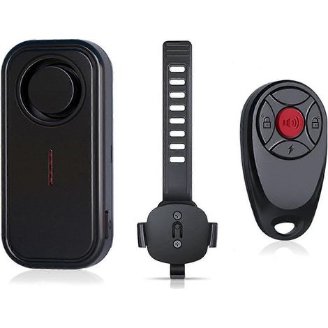Alarme antivol sans fil pour moto, étanche IP66, avec lumière LED --- (1/5)