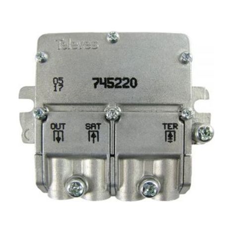 Televes Mini-miscelatore TV/SAT MATV-FI EasyF a 2 ingressi - 745220