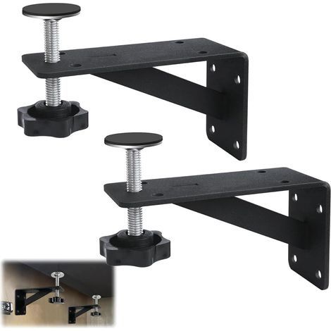 Lot de 2 supports d'évier encastrables, kit de réparation d'évier encastrable, support d'évier pour cuisine, supports d'évier encastrables pour armoire étroite, partage efficacement le (1/5)