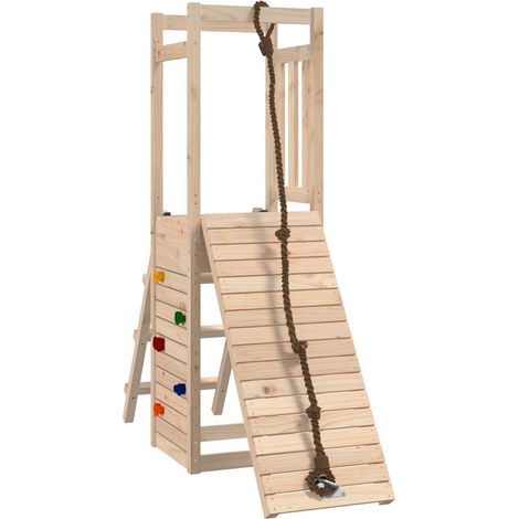 Spielturm Massivholz Kiefer vidaXL (1/5)