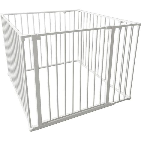 Safetots Premium Multi Panel Play Den, 92cm x 92cm, White, 70cm High