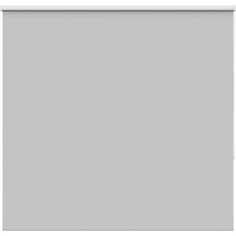 Verdunkelungsrollo Hellgrau 155x130cm Stoffbreite 151,6cm