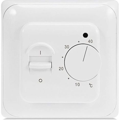 Thermostat d'ambiance manuel pour chauffage au sol électrique avec sonde AC 220V 16A, contrôleur (1/4)