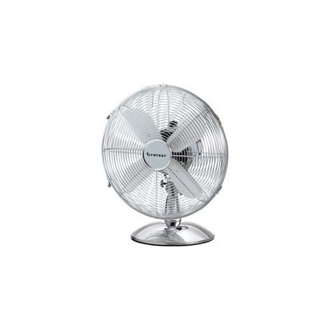 Ventilatore da Tavolo in Syntesy Acciaio Cromato 40 cm 40 CMX30X52H