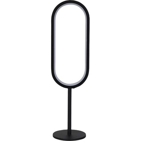 Lampe à poser led anneau 77 leds blanc chaud (H40,5cm) rechargeable USB (1/5)