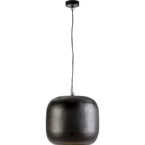 Lampe suspension architecte noir mat design métal avec abat-jour - noir mat profond
