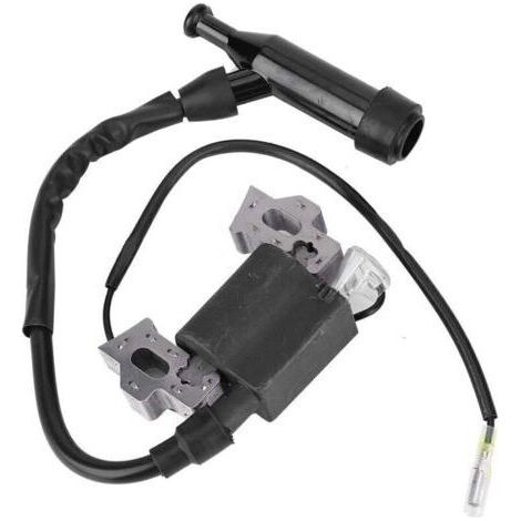 Bobine d'allumage , pièces de générateur pour générateur essence 168F-170F 2,5 kW, bobine d'allumage de remplacement avec bougie d'allumage (1/4)