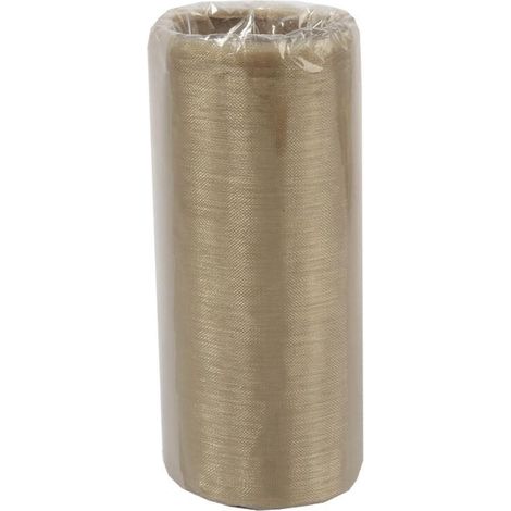 Organza beige pour décorations et compositions florales - 12 cm x 9 m (1/3)