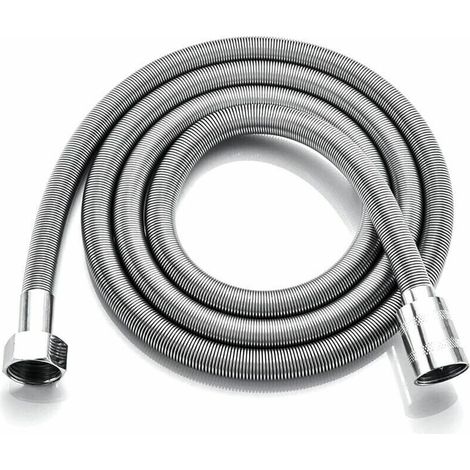 Flexible Douchette ,Tuyau de Douche 2m-2,50m en acier inoxydable , Flexible de Douche Universel ,raccord fileté universel(G1/2 pouces) (2-2.5m) (1/5)