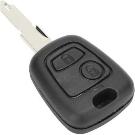 Coque de clé de voiture, coque de remplacement légère pour porte-clés Peugeot 206 306 307 (1/5)