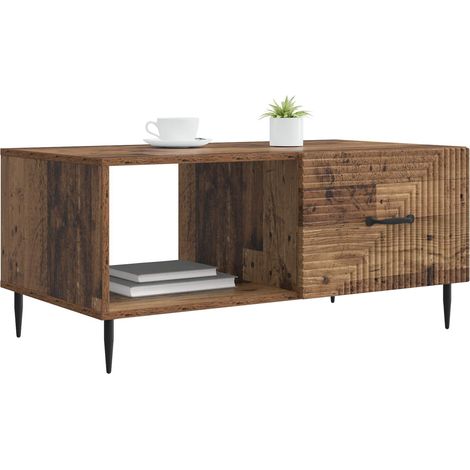 Maison Exclusive - Couchtisch Altholz 90 x 50 x 40 cm Holzwerksto