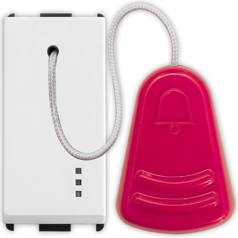 Pulsante a tirante 1 polo NO 10A Bianco illuminabile Pixia Master 11030
