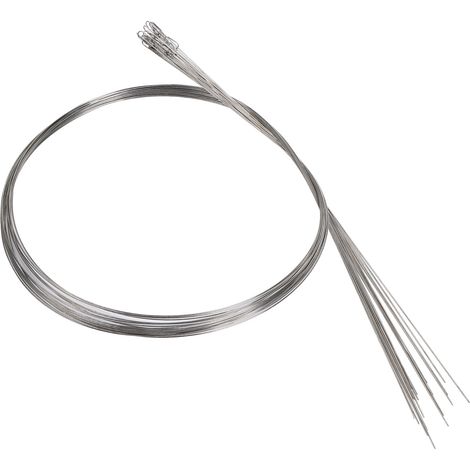 20 Stück KR838 Stahldraht für Bastelarbeiten, Nähmaschinen, Puppenskelette, langes, flexibles Material (1/5)