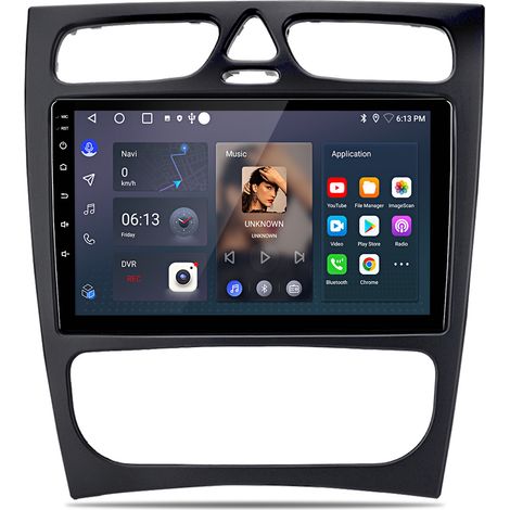 Autoradio Hexinex Pour Mercedes-Benz CLK W209 W203 Android 14 CarPlay 2+64GB (1/5)