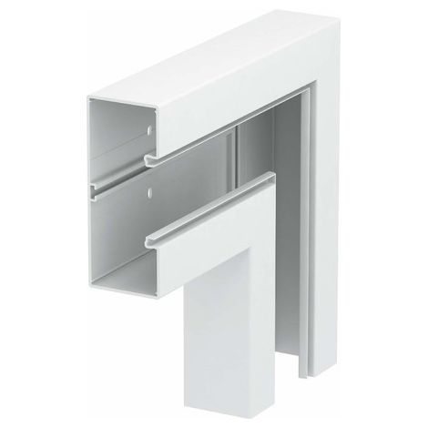 OBO Bettermann Ángulo plano 70x170mm Cloruro de polivinilo blanco puro RAL 9010, 6274720