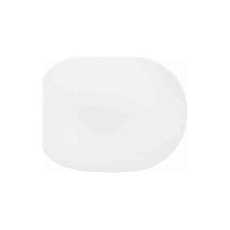 Sedile wc coprivaso TD14 in termoindurente 44-45,5 x 36,5 cm copriwater bianco con cerniere regolabili (1/4)