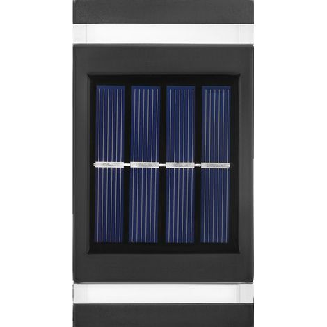 Applique murale solaire extérieure étanche pour jardin, terrasse ou patio, lumière blanche. (1/5)