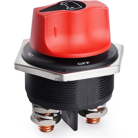 Battery Switch 12-24V Battery Separation Switch 300A CONT 450A INT Waterproof Cut Off Battery Isolator Switch for Boat Motorcycle Yacht Car Bus RV Vehicle UTV (1/5)