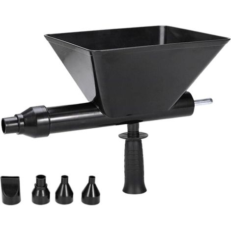 Máquina de inyección de cemento, pistola pulverizadora de mortero portátil, pistola de cartucho eléctrica, máquina de aplicación de mortero para ladrillos con 4 boquillas (1/5)