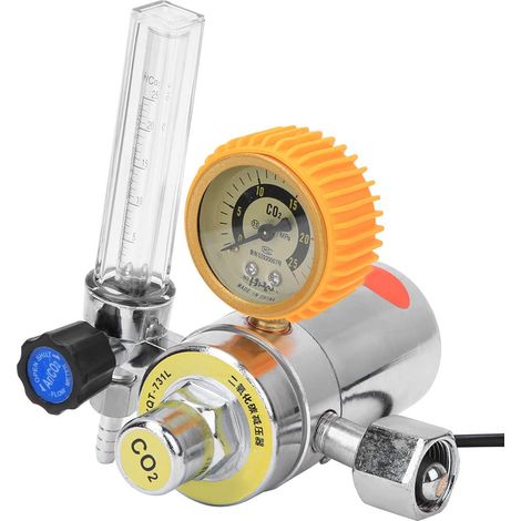 Kohlendioxid-Messgerät, CO2-Druckminderer für elektrische Heizung mit CN-Stecker, G5/8 Zoll Kohlendioxid-Dekompressor, für industrielle Anwendungen (220 V) (1/5)