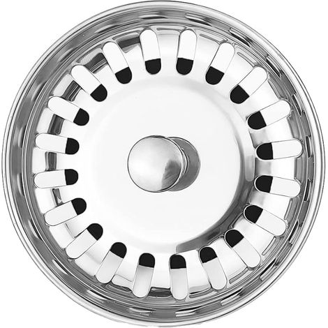 Filtre à évier/Bouchon de Bonde pour évier, en Acier Inoxydable, Diamètre de 73mm (1/5)
