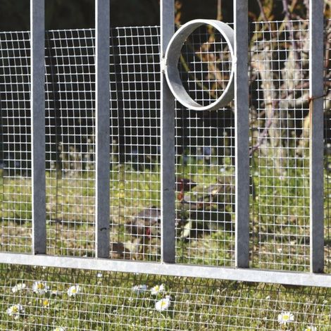 Multizincata Drahtgeflecht 1 x 25 m, 12,5 mm Maschenweite, grau (1/2)