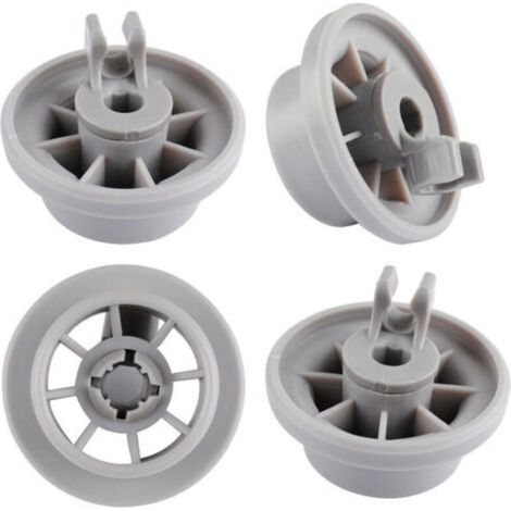 Lot de 4 Roulettes de Lave-vaisselle pour Panier Inférieur, Roues de Lave-vaisselle pour Siemens, Bosch 165314 (1/5)