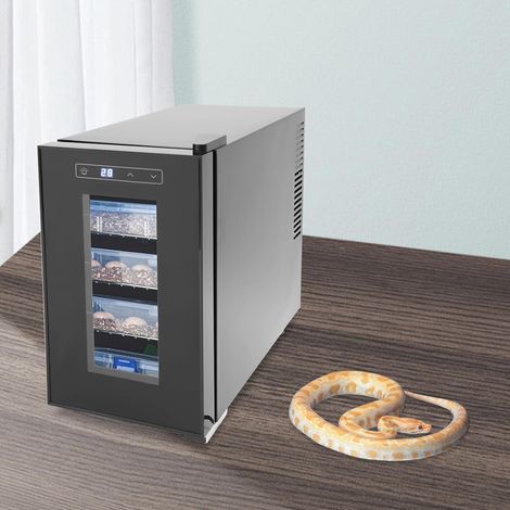 23L Vollautomatische Inkubator Reptilienei-Inkubator Labor-Inkubator mit präziser Temperaturregelung und LED-Display, 52 25,5 46,5 cm (1/5)