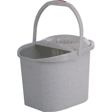 Seau à serpillière Famesa 23600.685 capacité 16L roues multidirectionnelles (1/2)