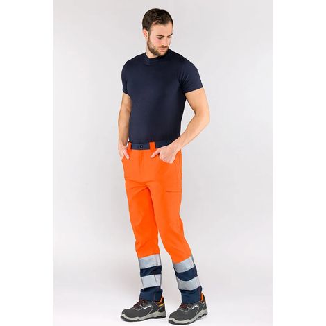 PANTALONE ECOLIGHT H.V. ARANCIO