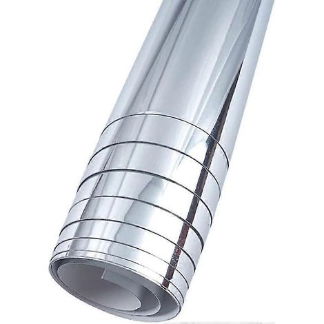 Flexible Spiegelfolien, selbstklebende Spiegelwandaufkleber (nicht aus Glas) für Badezimmer, Schlafzimmer, Kommode-50x200cm
