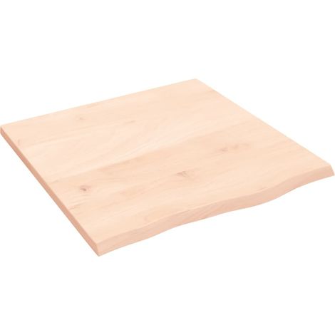 Maison Exclusive - Piano Bagno 60x60x2 cm in Legno Massello Non Trattato