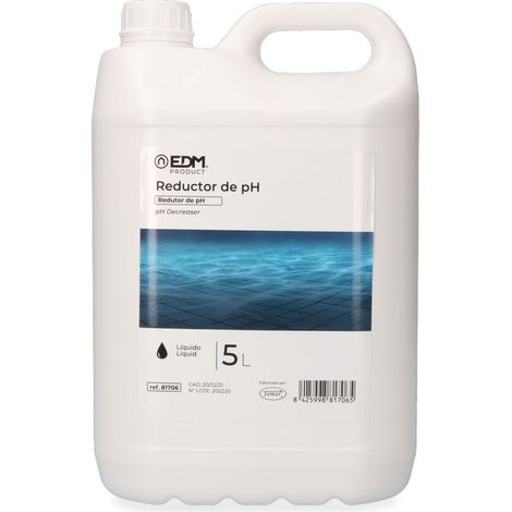 Reductor de ph líquido, garrafa 5 l (1/4)