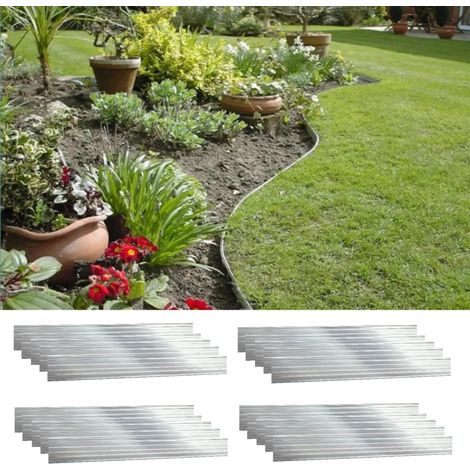 Cordoli per aiuole Altezza: 10-14 cm, lunghezza: 1- 30 m Bordure per Aiuole Green Universe Aiuole giardino, Ampio: 10 cm Folla: 30 (1/5)