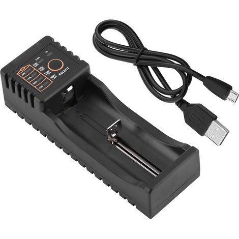 Chargeur USB Liitokala Lii-100 Mini pour batteries 1.2V Ni-MH, 3.7V Li-ion, 3V LiFePO4 et 3.85V LiHV - Multifonction compact (1/5)