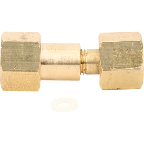 Adaptateur de bouteille de CO2 vers régulateur d'argon, robuste et résistant à la chaleur, avec rondelle en nylon compacte pour CGA-320 et CGA-580