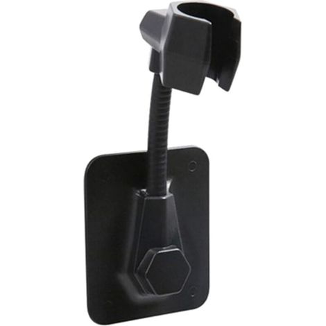 Supporto per soffione doccia, supporto universale per soffione doccia regolabile a 360°, supporto per soffione doccia a parete antiurto, supporto per soffione doccia autoadesivo multifunzionale per il (1/4)