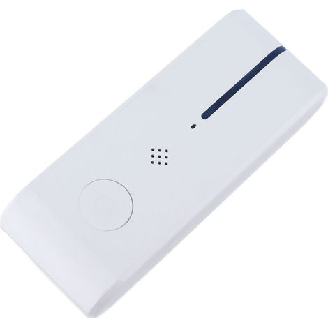 Purificateur d'air LED 254 nm, purificateur d'ions négatifs domestique avec 40 millions d'ions/seconde, blanc, pour la maison et le bureau, prise 90-240 V. (1/5)