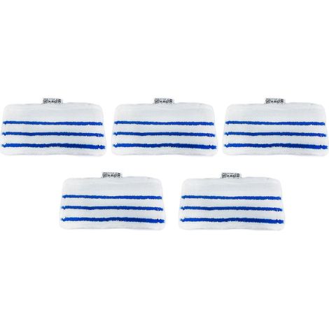 5 Stück Wischmopp-Pads für Black & Decker Dampfmopp FSM1610 FSM1630