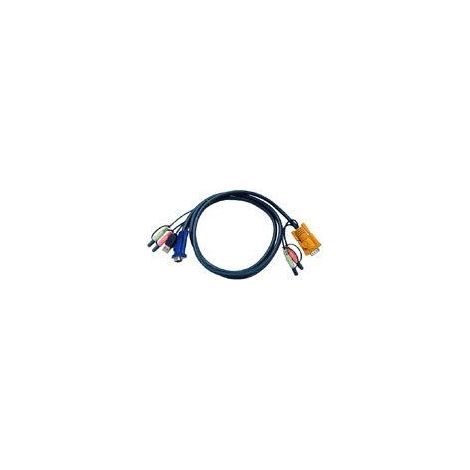 Aten Cable Kvm Usb Con Audio Y Sphd 3 En 1 De 5 M (1/5)