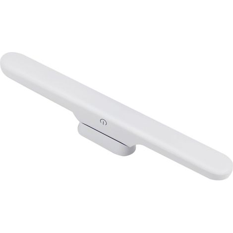 Lampes à coller LED lumière naturelle douce au toucher luminaire magnétique à intensité variable sous armoire pour bureau à domicile dortoir 30 cm blanc double couleur