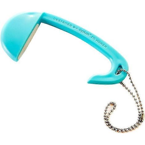 Abnehmbarer, tragbarer Tisch-/Schreibtischhaken für Handtaschen/Geldbörsen, Mini-Kleiderbügel – Blau (1/5)