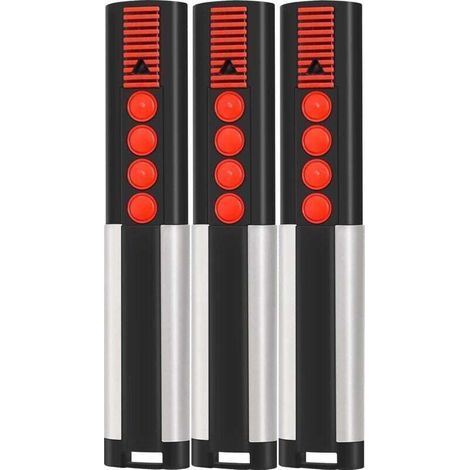 Set of 3 868MHz remote controls for gate and garage doors – Compatible with models 4020 TX03-868-4, 4026 TX03-868-2 – Range 50m - 4026V000 (1/4)