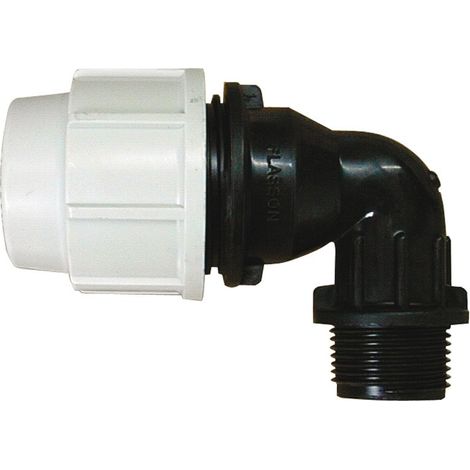Plasson GOMITO A 90°CON DERIVAZIONE MASCHIO Art. 7850 mis. 32x1 Plasson 5 PZ (1/2)