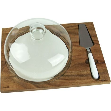 Servierbrett mit Deckel für Käse, Kuchen, Husla 73976