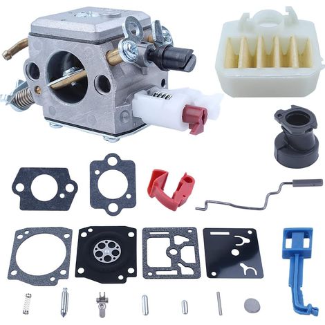 Bougie d'allumage pour Husqvarna 340 345 350 346XP tronçonneuse pièce, carburateur, filtre à air, collecteur d'admission, tige des gaz, tige de starter, arbre de commande de l'interrupteur (1/5)