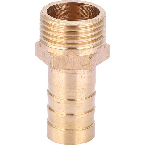 5pcs G3/8 Male Thread Barb Connector Brass Pipe Fitting Connector Joint12mm (1/5)